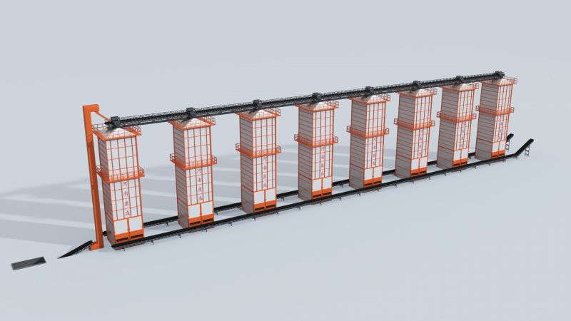 靜態烘幹機，靜態房式烘幹機，立式靜態烘幹機，立式靜態（tài）烘幹機，無破碎（suì），成本低