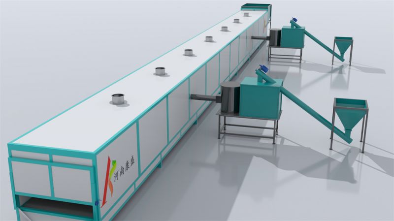 隧道式玉米棒烘幹機，玉米穗烘幹機，玉米穗烘幹設備，多功能流水線烘幹設備